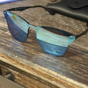 Blaze Clubmaster Blue with black frame